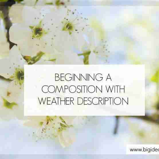 Begin Compo weather descriptions
