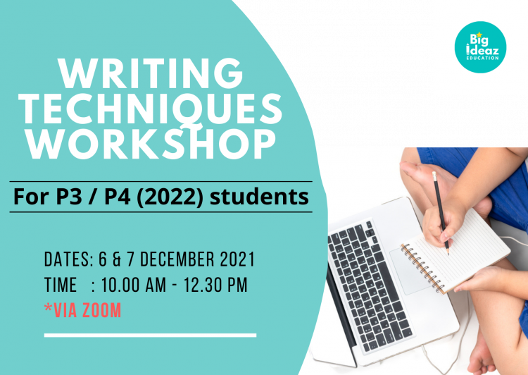 Dec 2021 School Holiday Writing Workshop