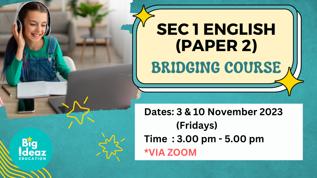 Sec 1 English Paper 2 Online
